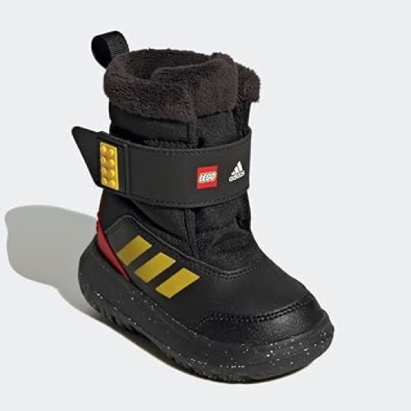 Adidas X Lego Winterplay Boots, Black/Yellow/Red - Picture 4 of 10